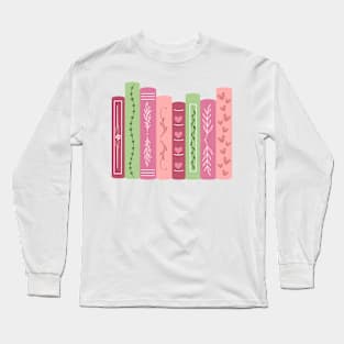 Pastel Bookshelf Long Sleeve T-Shirt